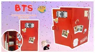 DIY K-POP : ORGANIZADOR DE BTS EN FORMA DE CASILLERO / REGRESO A CLASES