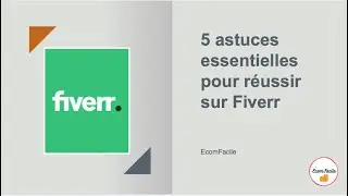 Fiverr: 5 Astuces ESSENTIELLES pour VENDRE sur Fiverr
