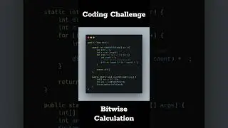 🧩🔢 Coding Challenge : Bitwise Calculation 🧮📈