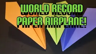 🔴Fly this Paper Airplane OVER 100 FEET! 🛩🛩🛩