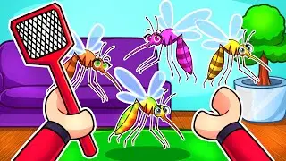 Moustiques VS Humains avec mes FANGIRLS sur Roblox !