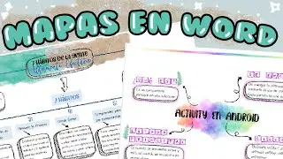 ✨💻Mapas mentales y conceptuales en word | parte 2