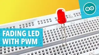 FADING LED ON BREADBOARD WITH PWM - Arduino tutorial #3