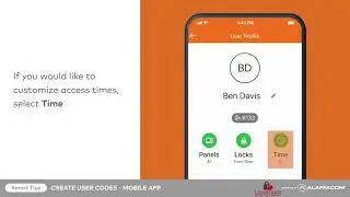 Create User Codes for your CSP Smart Security System using the Alarm.com App