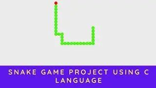 Snake game🐍!!!!! project using C language #snakegame #gamingproject #cprogramming #cproject #shorts