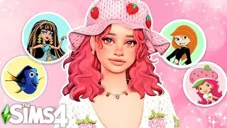 RECREATING ICONIC CHARACTERS IN THE SIMS 4!🍓
