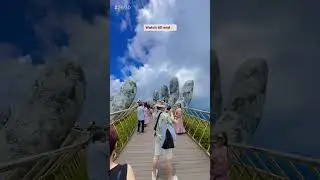 Most visited place In Vietnam🇻🇳-24/30-📍Golden Bridge,Bana Hills 