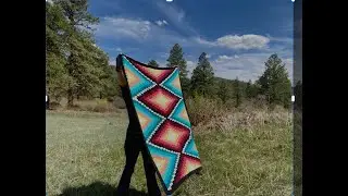 Part 4 of the Runa C2C Blanket crochet tutorial:  Joining, Border, and Tassels