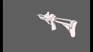 Blender game engine gun