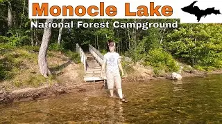 Monocle Lake: Michigan National Forest Campground Overview