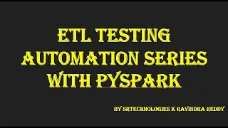 Databricks Community Edition Account Creation & PySpark in ETL Testing Explained