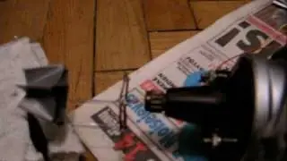 Ионный ветер холодный с иголок