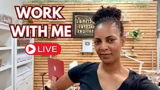 Work With Me Live! Custom Door Hangers and Product Unboxings