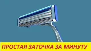 Не спешите выбрасывать ! Заточка бритвы своими руками всего за минуту !