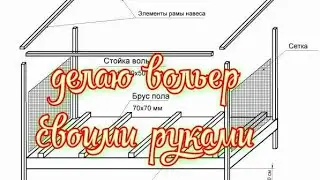 делаю вольер для собаки /теплая будка с теплым полом/зимний вольер