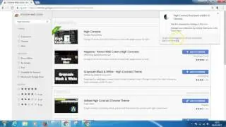 Adding High Contrast Settings to Chrome