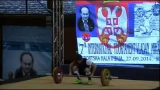 7th Vladan Mihajlovic memorial tournament Bar Lewi (ISR) 107kg C&J