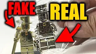 Real Vs Fake LEGO Mr. Gold Comparison!