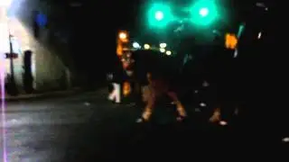 NYE 2013 6th St. Young Lady arrested and being manhadled, cries, collapses in shock