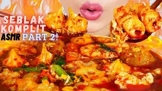 GELAY PEDESNYA!! ASMR SEBLAK KOMPLIT PART 2 FAVORIT CWK CWK😂🤪 | ASMR INDONESIA