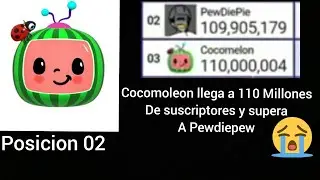Cocomelon llega a 110 Millones y supera a Pewdiepie