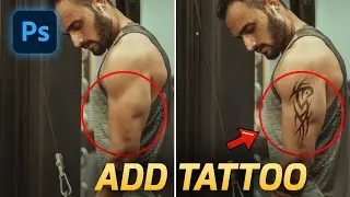 How To Add Tattoo To a Person Arm In Photoshop