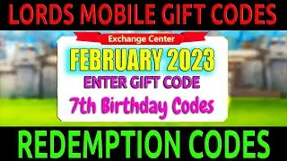 Lords Mobile REDEEM CODES FEBRUARY 2023 #lordsmobile #lordsmobilefree #tzgamingteam