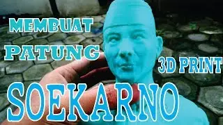 Membuat Patung Soekarno time-lapse