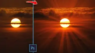 How To Create Light Rays In Photoshop (2 Min) | Sun Rays Effect