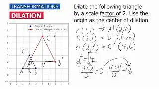 Dilations - Geometric Transformations