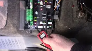 Trailblazer interior light fuse location (and testing the fuse)