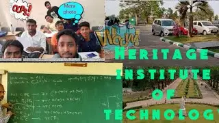 Beauty of college 😍|| #Heritage institute of technology.
