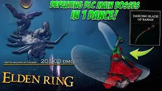 This DANCE ATTACK DESTROYS the Elden Ring DLC! (All DLC Main Bosses vs. Dancing Blade!)