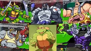 Teenage Mutant Ninja Turtles: Shredder's Revenge All Bosses Intros