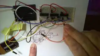 Creating a half adder on a breadboard