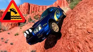 Cars vs Cliff Drops #12 - #BeamNGDRIVE | Chaos Roads