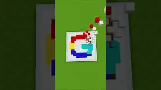 Google Chrome Logo Pixel Art Minecraft 