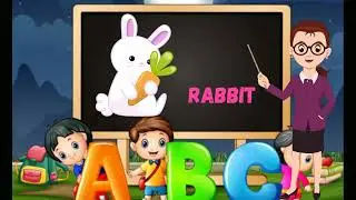 Alphabets For Kids, ABCD, A for Apple B for Ball