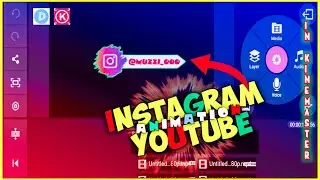 How to create Instagram Intro for YouTube in KineMaster || Muzzi Creations || Kinemaster tutorial