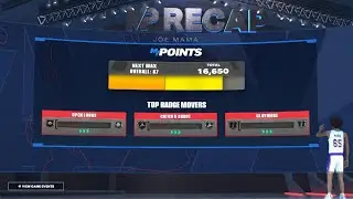 NBA 2K24 7'1 Demigod 3-Level Threat 40 points, 12 3s in only 2nd game, sweet j 🔥👌