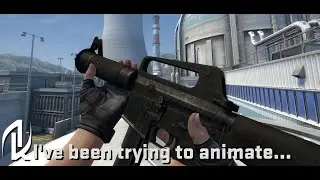 [CS:GO Mods] AlbanyKnight's attempt at animating an M16K-45.