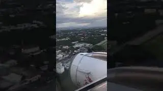 Landing at Chiang Mai Airport Timelapse