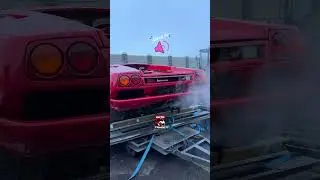 Engine turn on Lamborghini Diablo 1993 #diablo #lamborghini