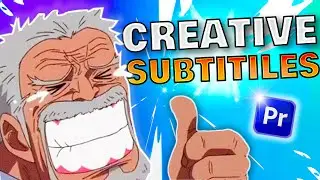 How To Edit CREATIVE SUBTITILES in 2022 (Premiere Pro)