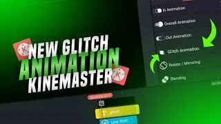 Glitch effect in kinemaster || Text glitch effect in kinemaster
