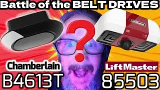 Chamberlain LiftMaster Belt Garage Door Opener Speed Test Open and Close