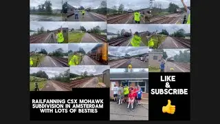 Rainy Day Railfanning CSX Mohawk Subdivision At Amsterdam With A Lot Of Me Besties Inc Railfan Meet
