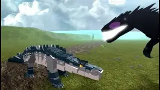 Roblox DinoSim - Showcase Blackodile 100k DNA