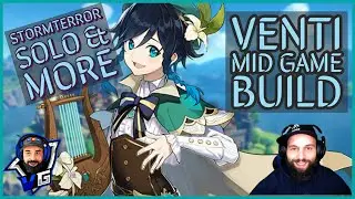 Genshin Impact Venti Mid Game Build | Solo & Team Gameplay