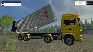 Farming Simulator 2015 Mod Showcase; Scania R730 Log Trailer V1.0